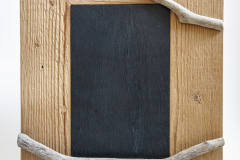 Schwemmholz Schiefertafel