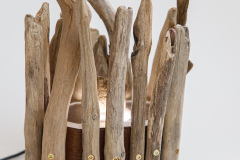 Schwemmholz Tischlampen